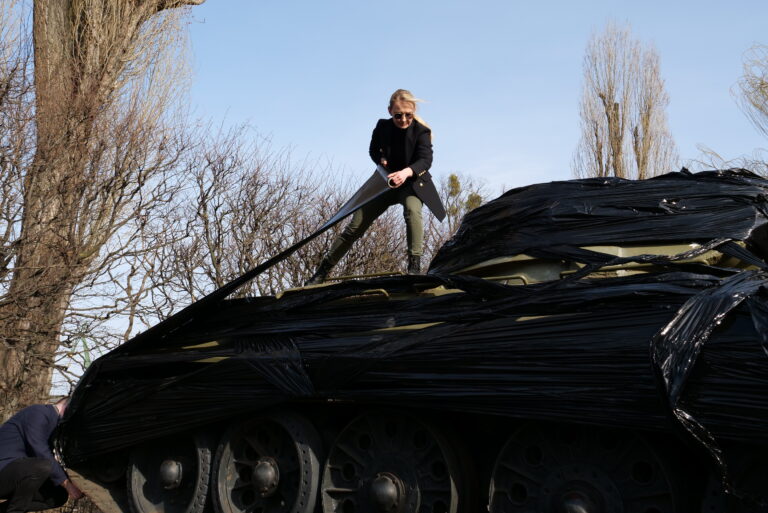 Pożegnanie ruskiego czołgu